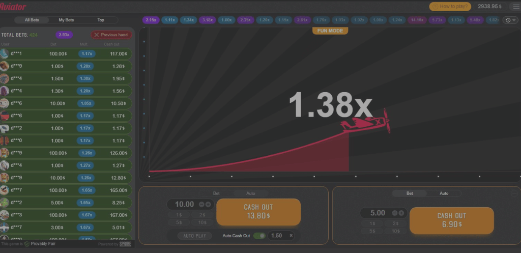 demo aviator game